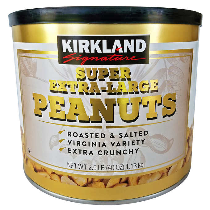 Kirkland Signature Super Extra Large Peanuts 40 oz