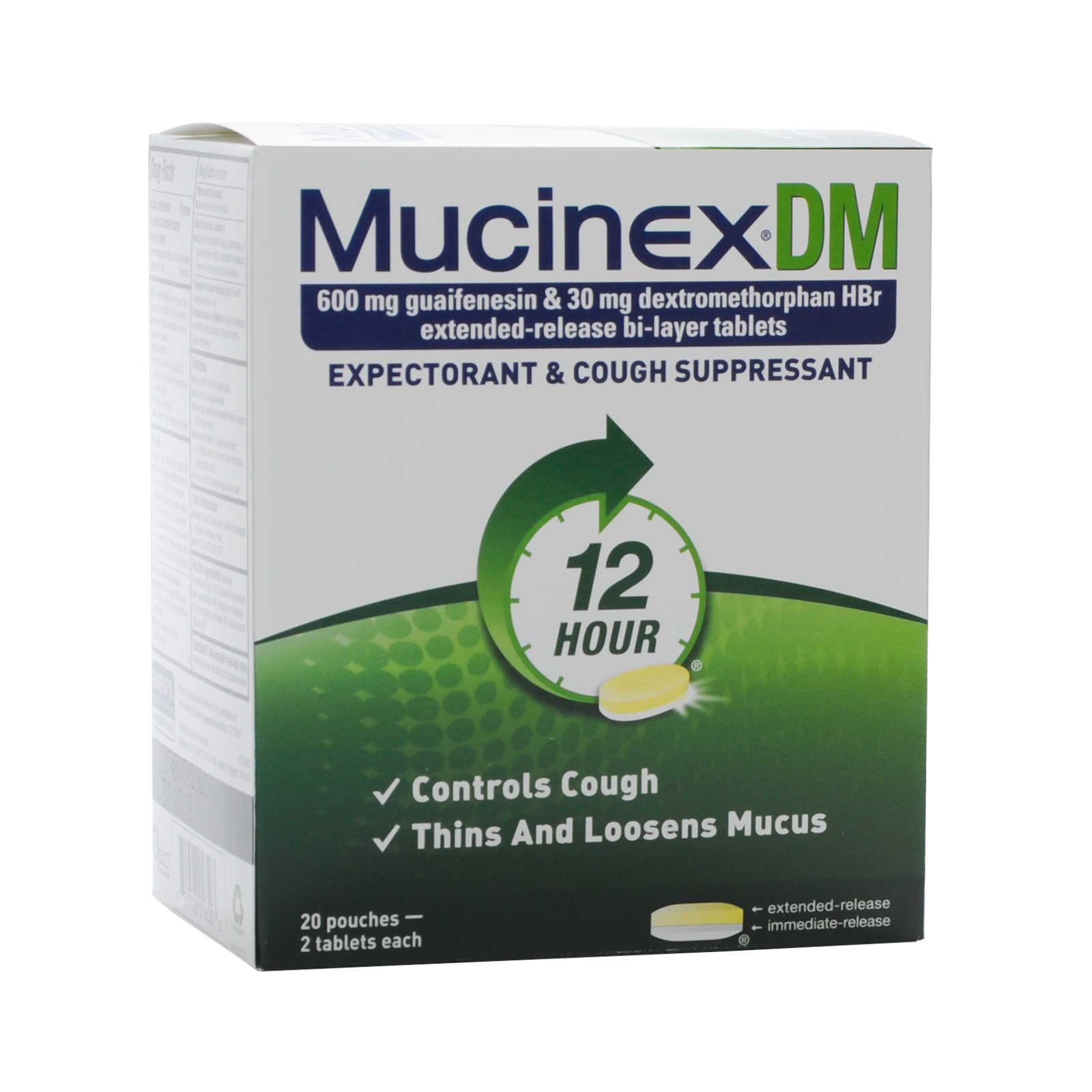Mucinex DM Dispenser Box, 25 ct