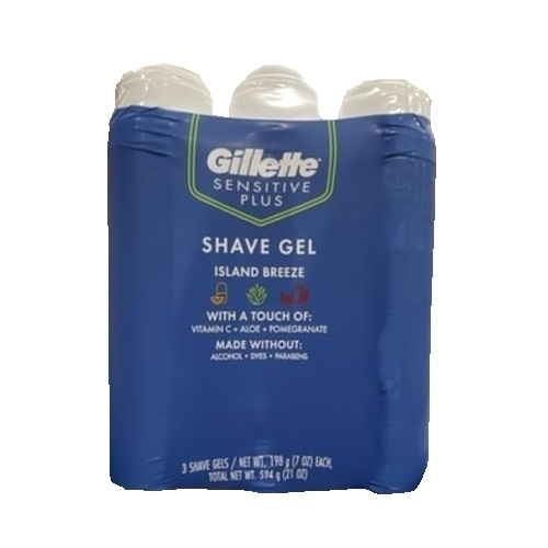 Gillette Island Breeze Shave Gel 3-7 oz
