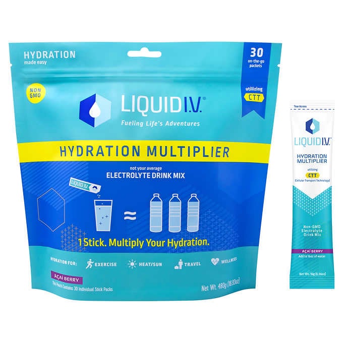 Liquid I.V. Hydration Multiplier Lemon-Lime 30 ct