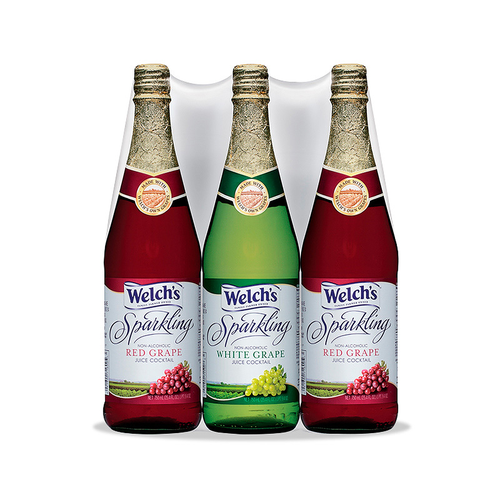 Welch’s 100% Sparkling Juice, 3 ct, 25.4 oz