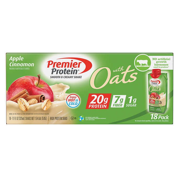 Premier Protein Shake Apple Cinnamon with Oats 18-11 oz
