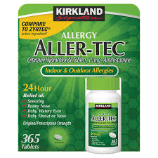 Kirkland Signature Aller-Tec 10 MG Tablets 365 ct