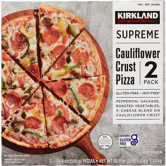 Kirkland Signature Supreme Cauliflower Pizza 2-19.5 oz