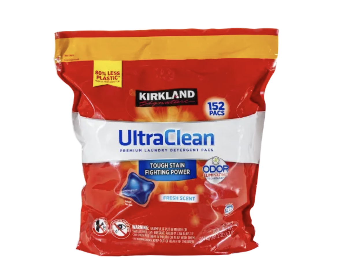 Kirkland Signature Ultra Clean Laundry Pacs 152 ct