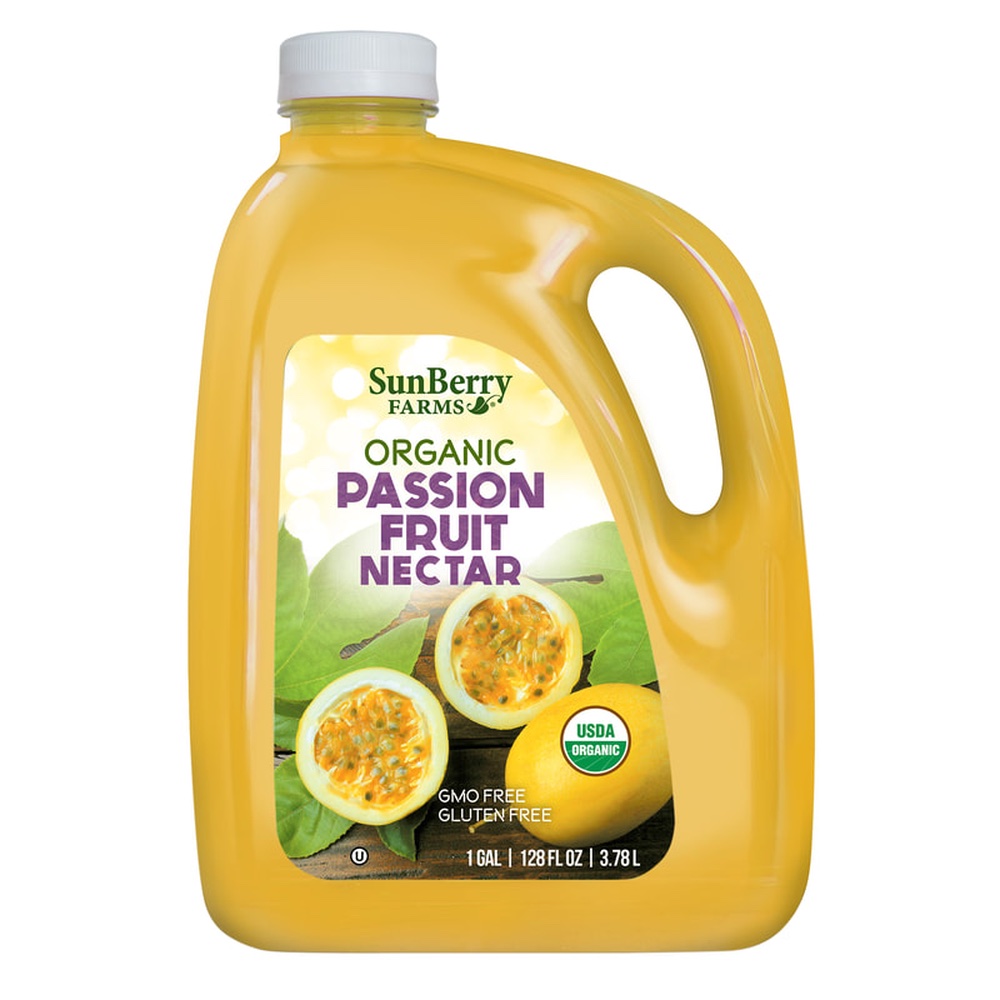 Sunberry Farms Organic Passion Fruit Nectar 128 oz