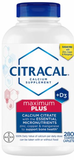 Citracal Maximum Calcium Citrate + D3 280 caplets