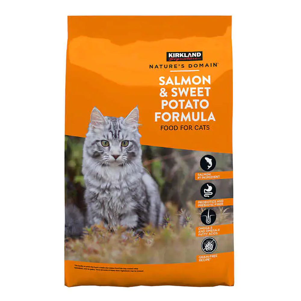 Nature’s Domain Salmon and Sweet Potato Cat Food 18 lbs