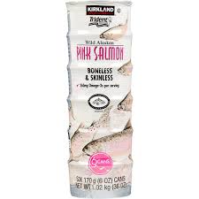 Kirkland Signature Wild Alaskan Salmon Boneless and Skinless 6-6 oz