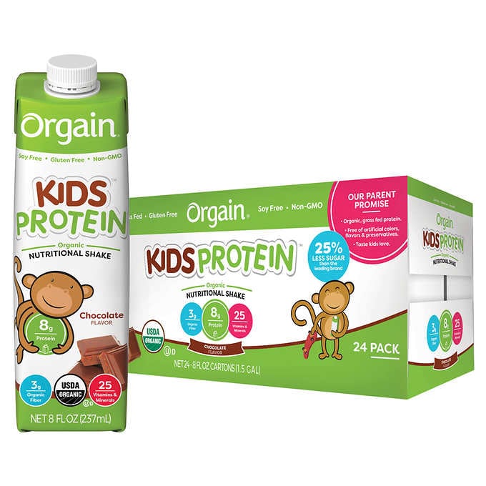 Orgain Kids Protein Shake Chocolate 24-8 oz