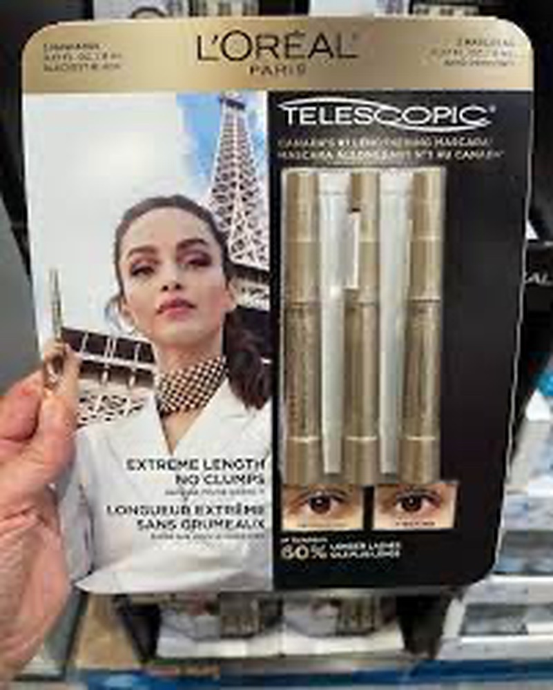 L'Oreal Telescopic Mascara 2-Pack + 1 Eyeliner