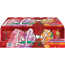 LaCroix Sparking Water Razz-Cranberry / Berry / Tangerine Variety Case 24-12 oz