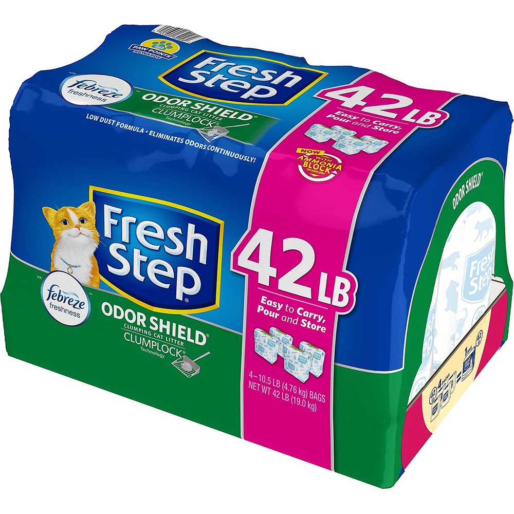 Fresh Step Odor Shield Clumping Cat Litter 42 lbs