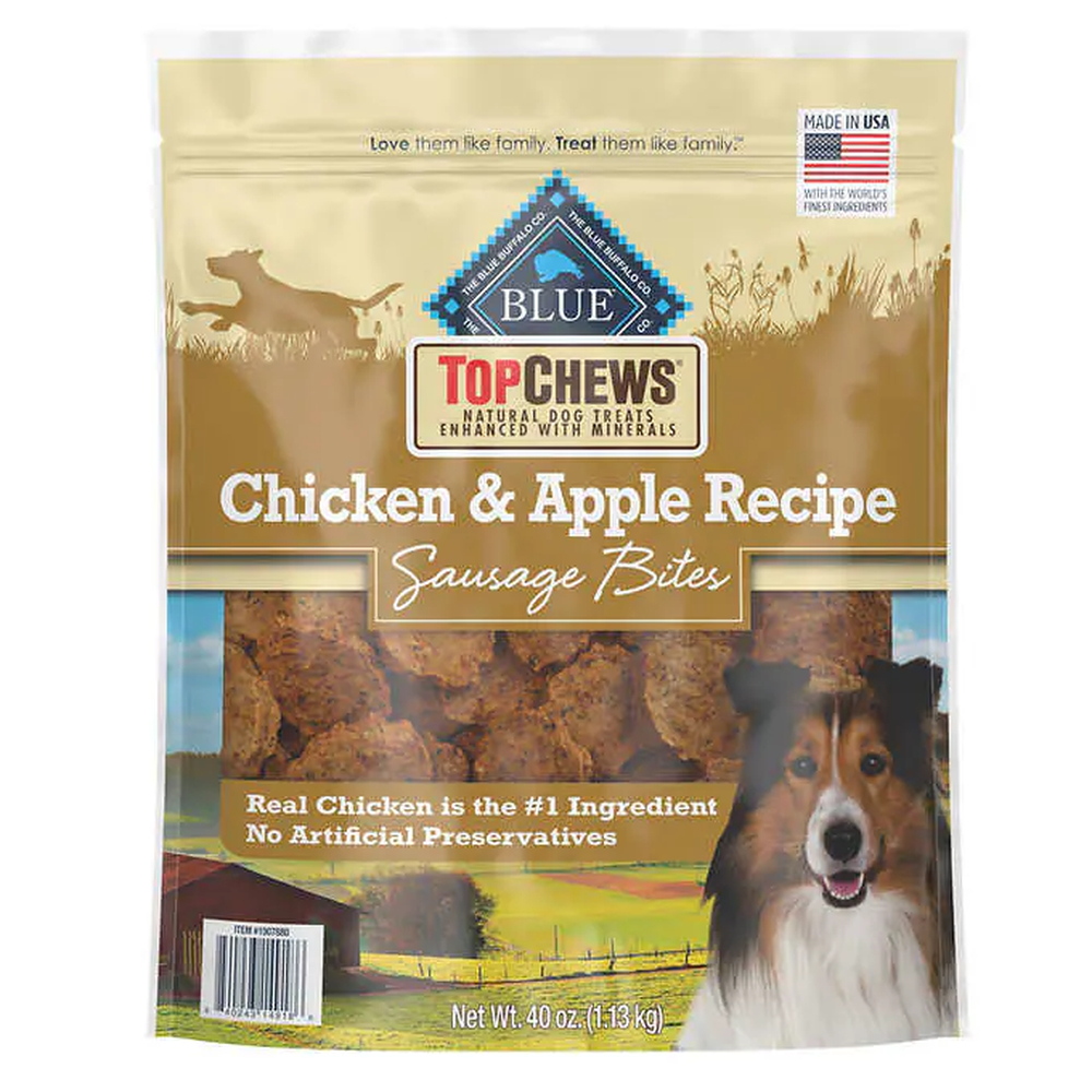 Top Chews Chicken & Apple Dog Treats 40 oz