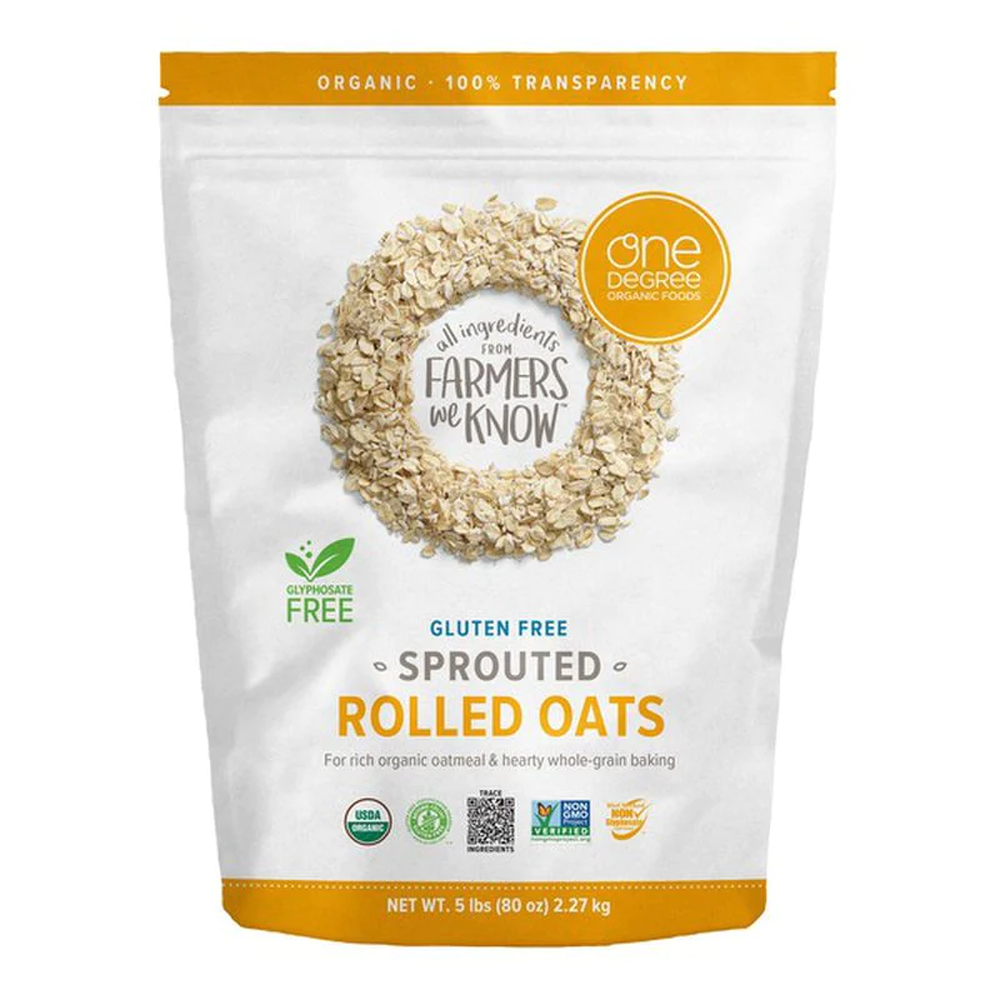 One Degree Gluten Free Organic Rolled Oats 80 oz
