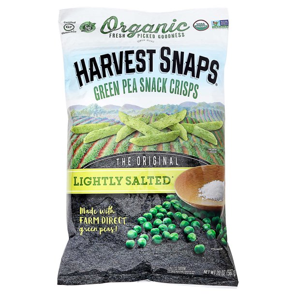 Calbee Organic Harvest Snaps Snapea Crisps 20 oz