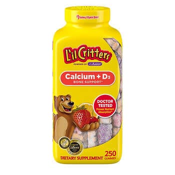 L'il Critters Calcium Gummies, 250 ct