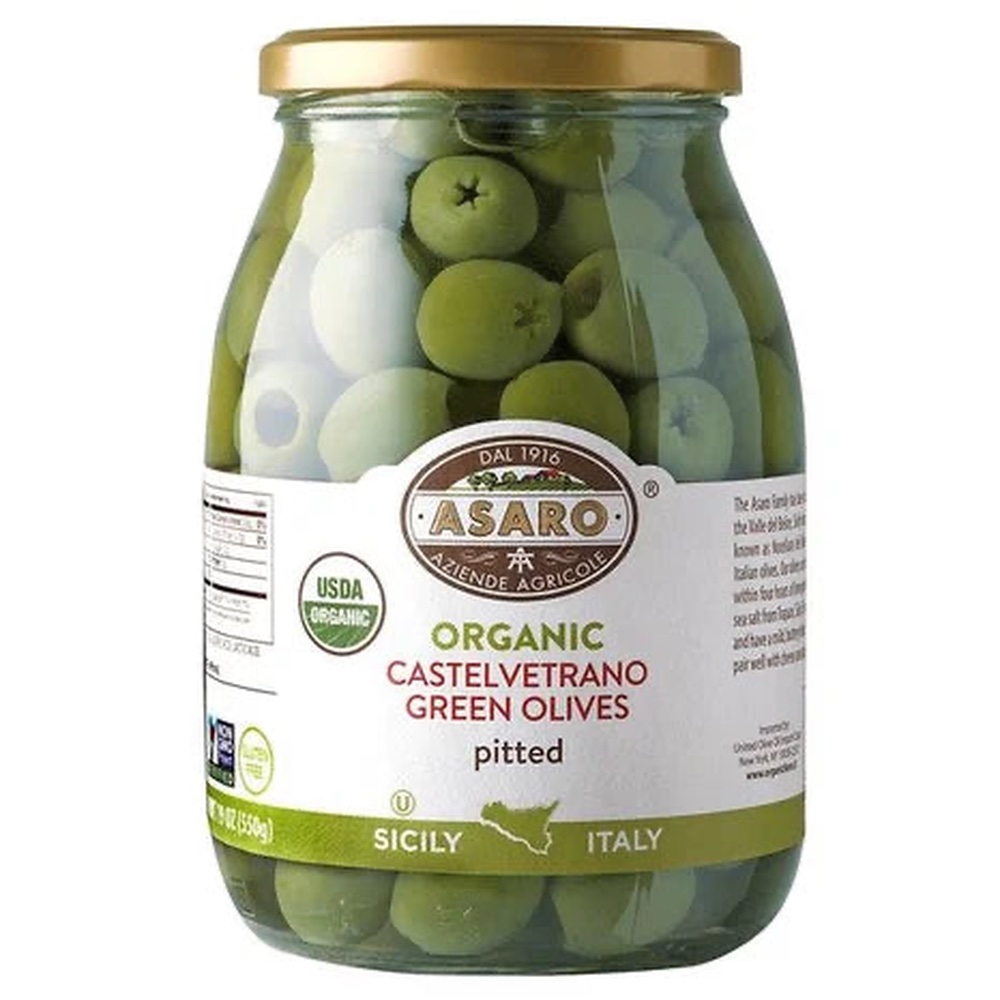 Asaro Organic Castelvetrano Olives 19 oz