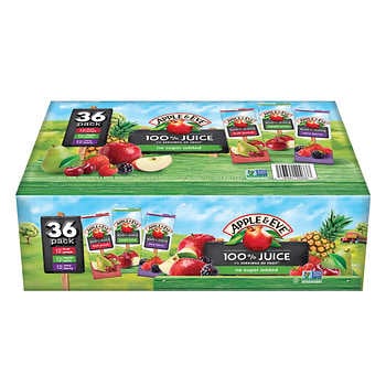 Apple & Eve 100% Juice Variety Pack 36-6.75 oz 