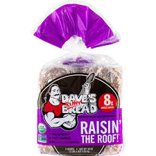 Dave’s Killer Bread Organic Raisin Bread 2-18 oz
