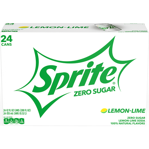 Sprite Zero Cans 24-12 oz