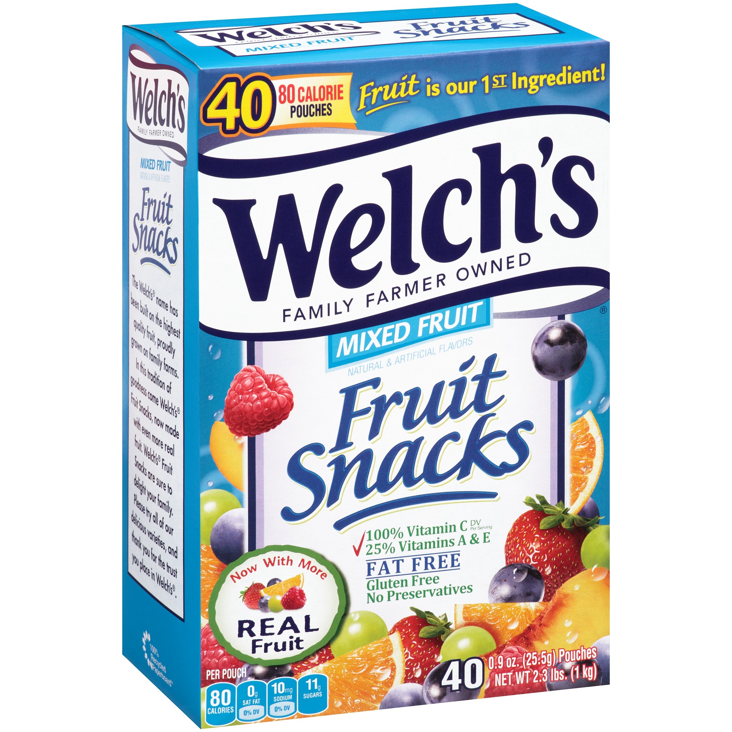 Welch’s Fruit Snacks Mixed Fruit 40 ct