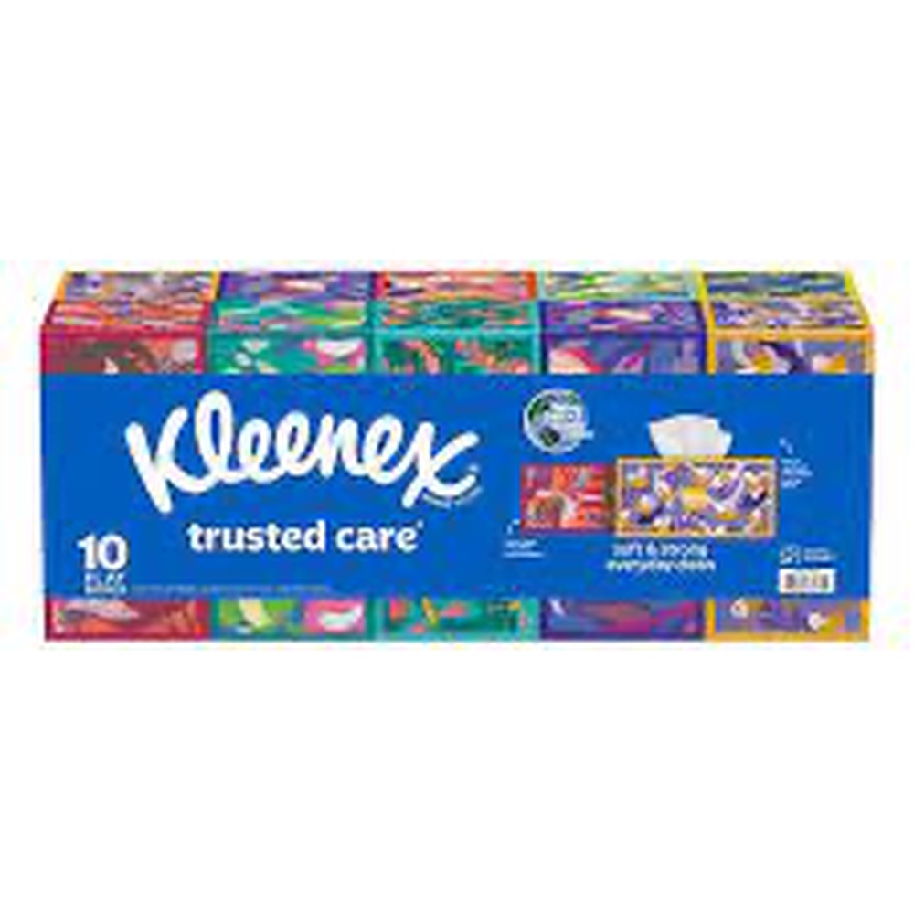 Kleenex Trusted Care Flat Pack 2 ply 10-230 ct