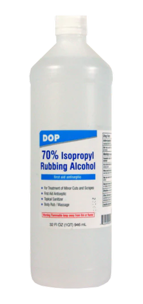 DOP 70% Isopropyl Rubbing Alcohol 2-32 oz