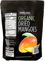 Kirkland Signature Organic Dried Mangoes 40 oz