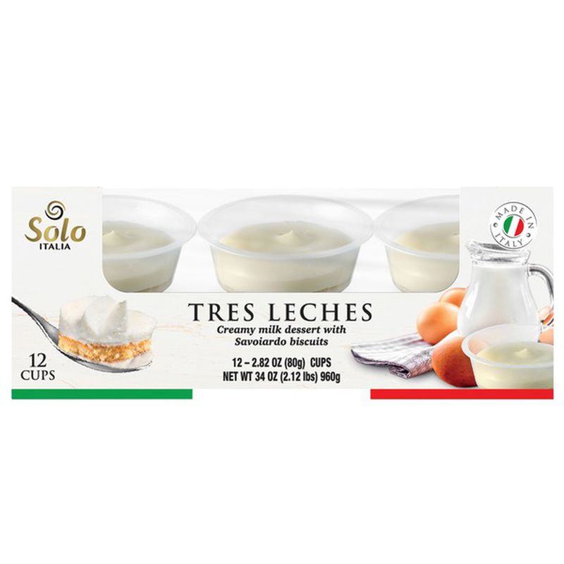 Solo Italia Tres Leches, 12 ct, 2.82 oz