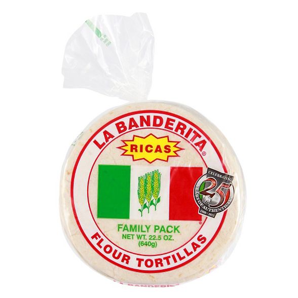 La Banderita 6" Flour Tortillas Family Pack 2-22.5 oz