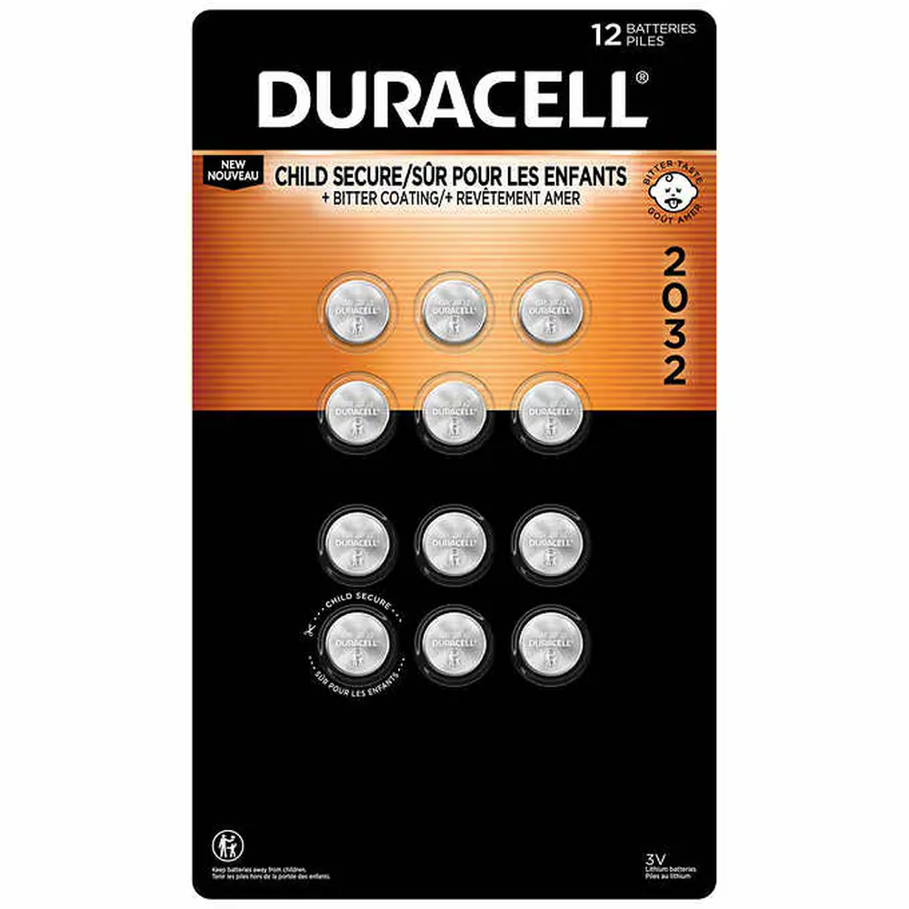 Duracell Lithium 2032 Coin 12 ct