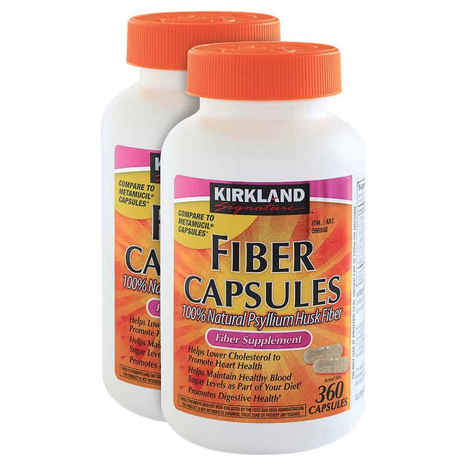 Kirkland Signature Fiber Capsule, 2 x 360 ct