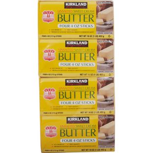 Kirkland Signature Unsalted Butter 4-16 oz