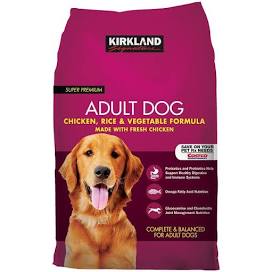 Kirkland Signature Chicken Rice & Vegetables Dog Food 40 lbs