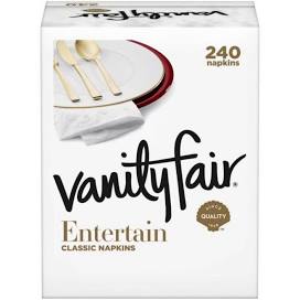 Vanity Fair 3-Ply Dinner Napkins 240 ct