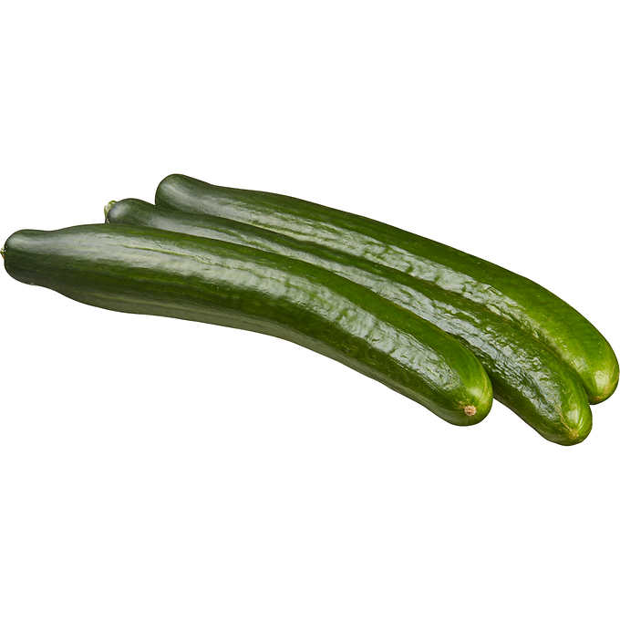 Organic Long English Cucumbers 3 ct