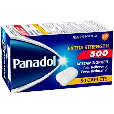 Panadol Extra Strength Acetaminophen 50 ct